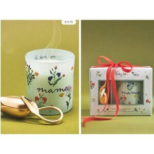 Anthropologie Maye Mama Floral Night Gardenia Candle & Snuffer Gift Set Mothers